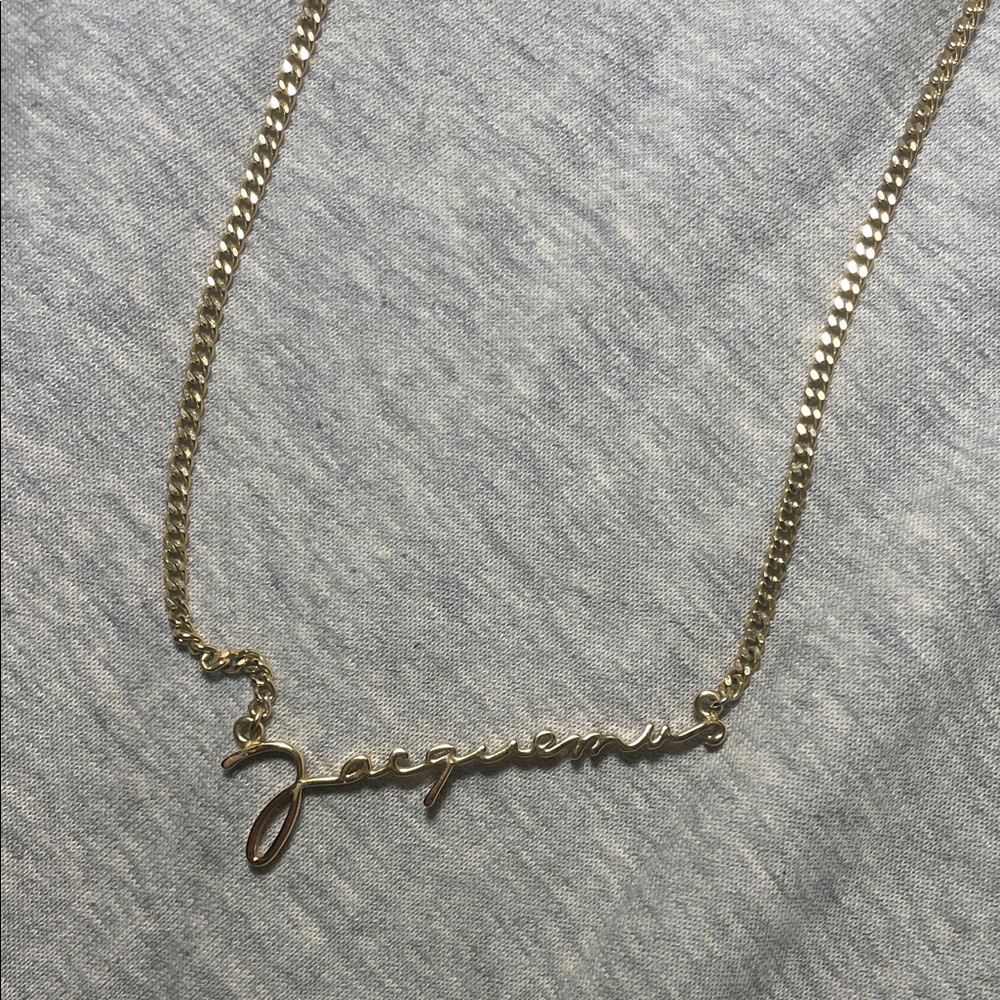 Jacquemus Signature Gold-Tone Necklace